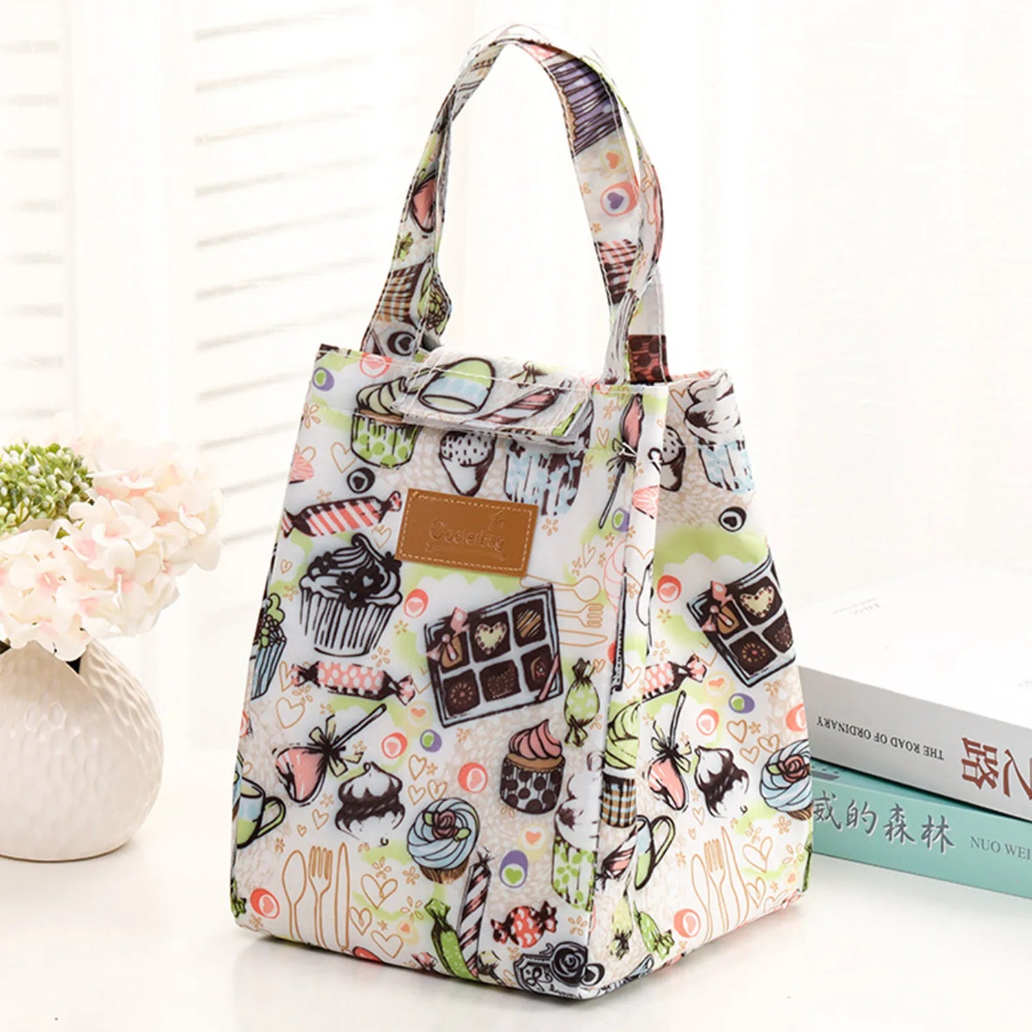 Insulated Thermal Lunch Bags For Men Women Breakfast Lunch Box Organizer Waterproof Camping Food Drink Cooler Bag Picnic Travel