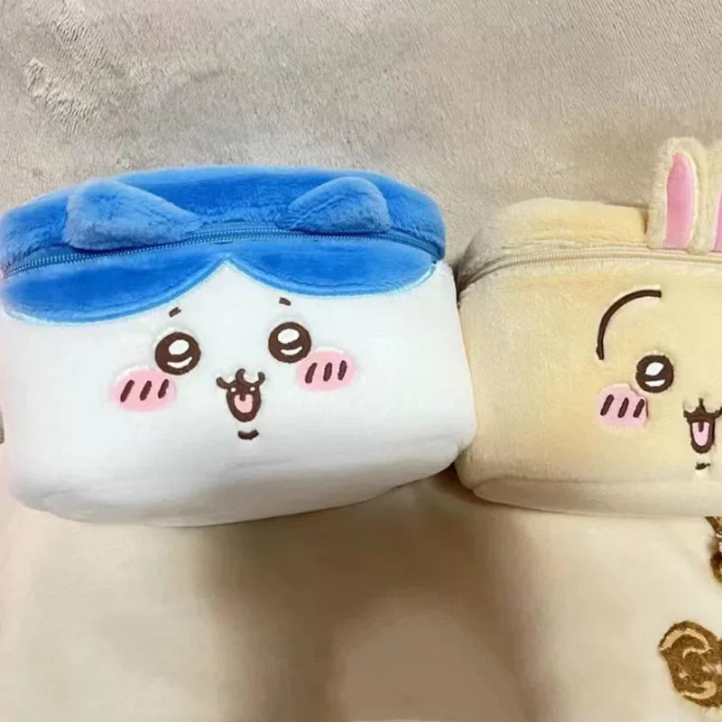 New makeup bag, plush makeup bag, large storage box, makeup bag, travel toiletries storage bag, gift for friends, easy to carry