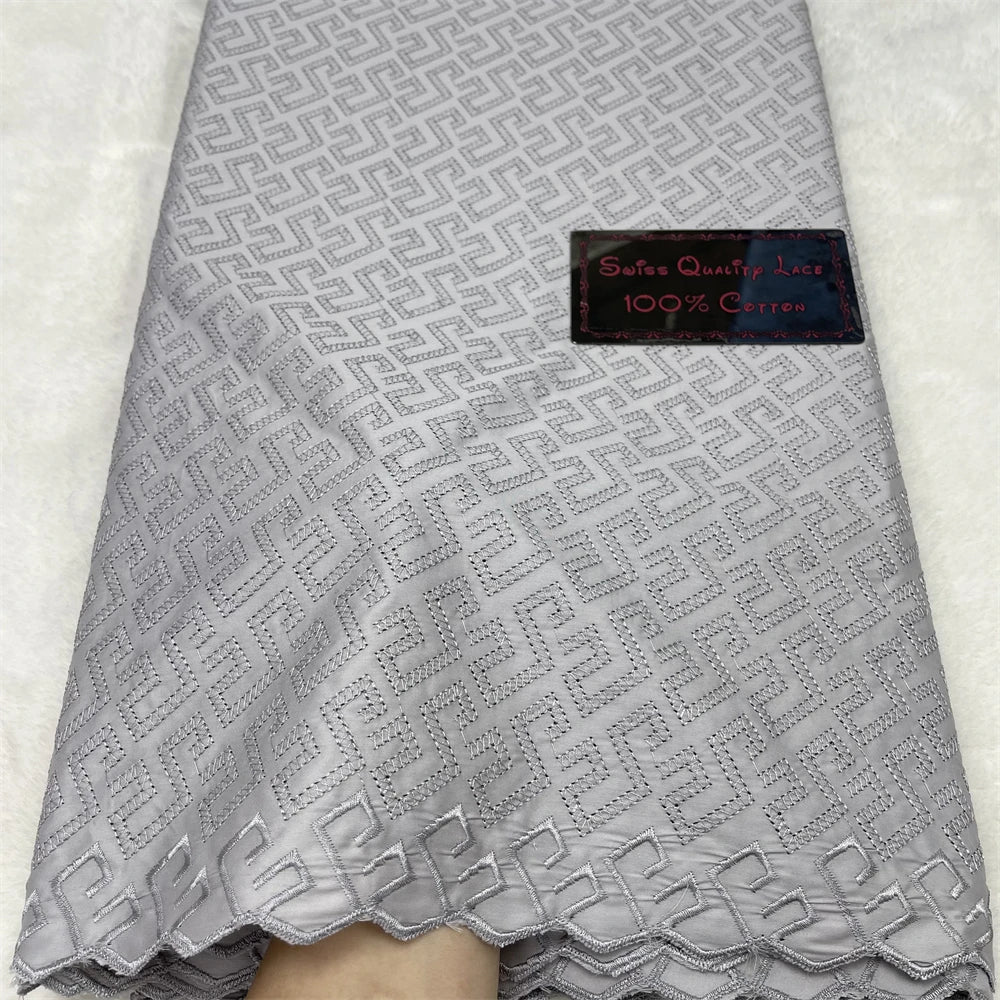 2026 New Polish Lace For Men Atiku Fabric Swiss Voile Lace in Switzerland African Lace Materials High Quality for Women Dresses