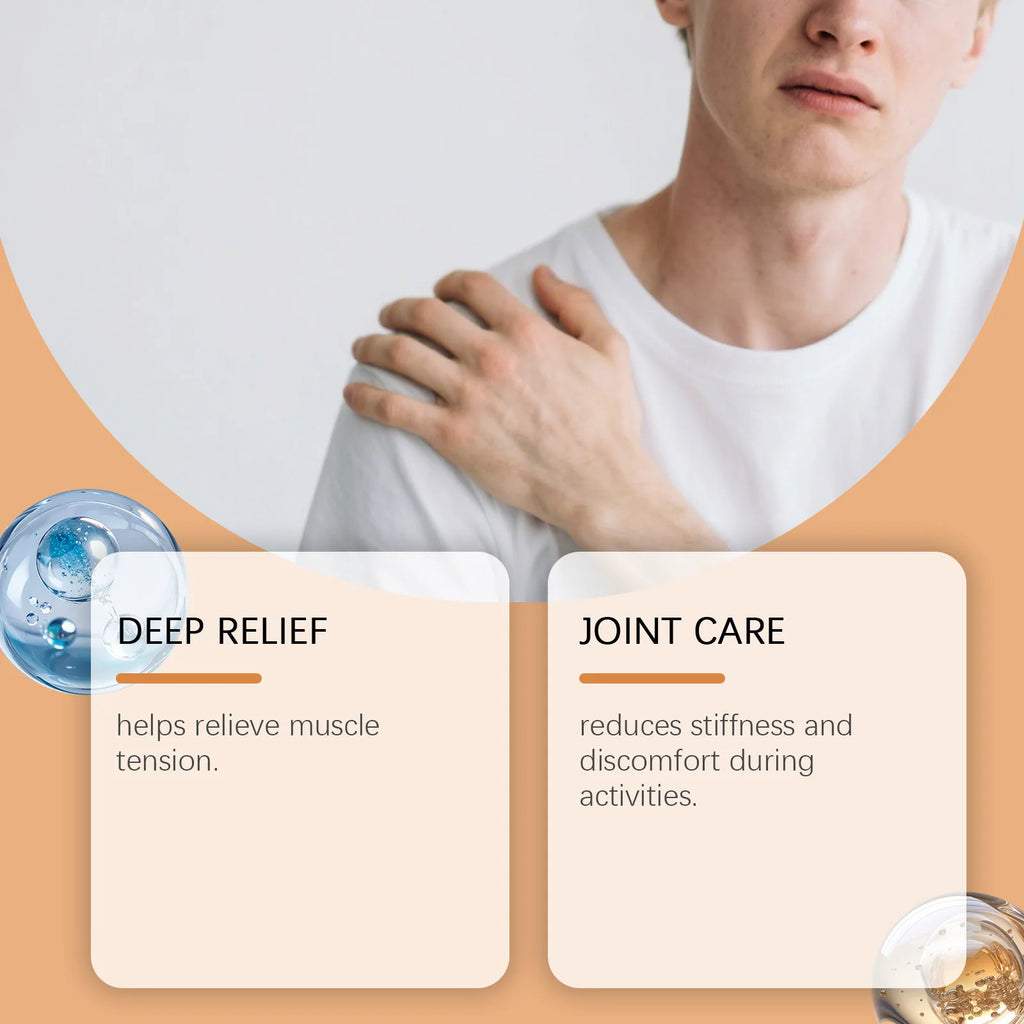 Joint Soothing Cream Muscle Relaxing Balm Fast Relief for Joint Discomfort Muscle Energy Boost Pre Post Exercise Care Balm 50g