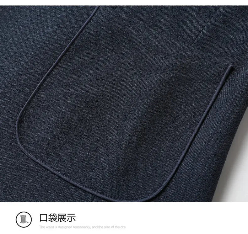 Men's High-end Suit Jacket Stylish and Handsome, Versatile and Trendy, Suitable for Middle-aged and Elderly Casual Business Wear