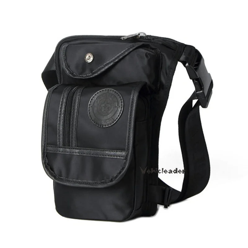 Men's Canvas Drop Leg Bag Motorcycle Multi-purpose Messenger Shoulder Bags High Quality Belt Hip Bum Waist Fanny Pack