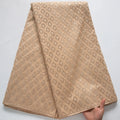 New Design Dubai Cotton Lace Nigerian Fabric Embroidery 5 Yards African Lace Fabric 2025 High Quality Swiss Dress For Men S3822