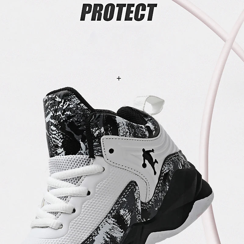 Children's Basketball Shoes for Boys Kids Sneakers Outdoor Non-slip Sports Running Child Girls Basket Trainer Shoes Walking Shoe