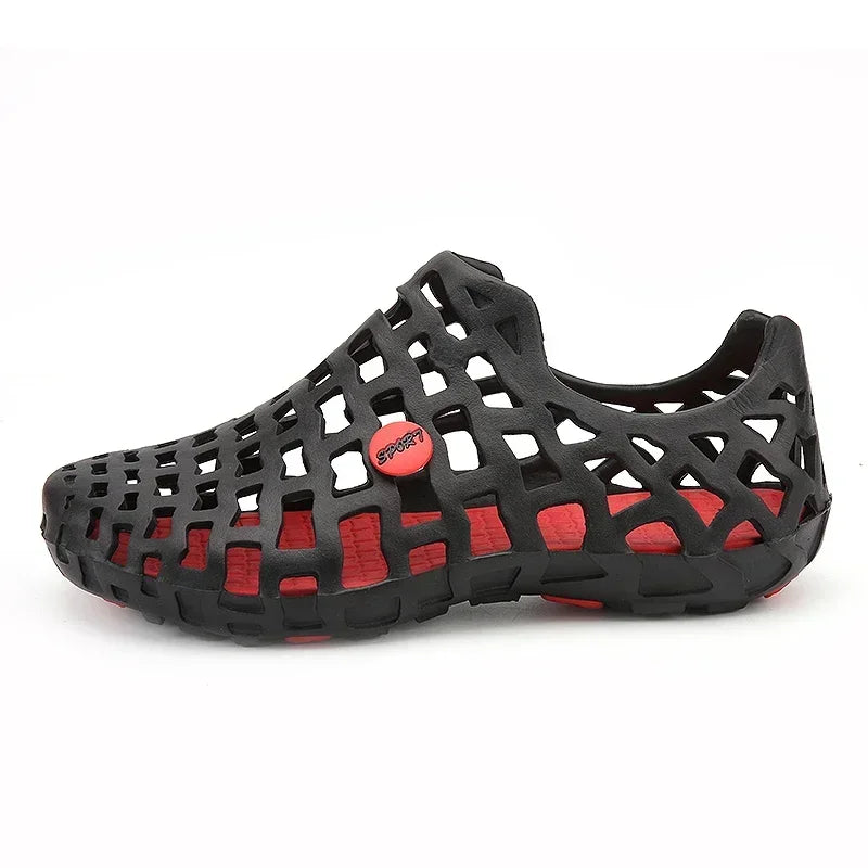 Summer Men Water Shoes Breathable Beach Sandals Upstream Water Shoes Women's Quick-drying Hollow Slippers Aqua Shoes