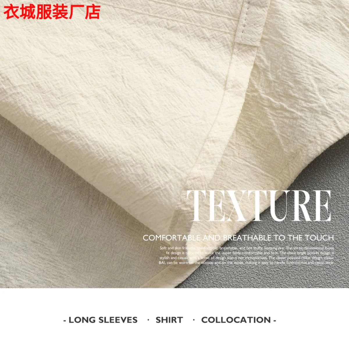 2026 Japanese Stand-up Collar Short-sleeved Shirt Men's Henry Collar Cotton Linen Round Neck Five-point Sleeve T-shirt