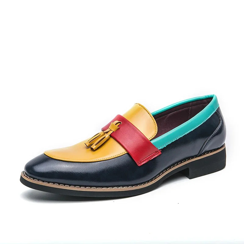 leather shoes Men's color increase thick-soled men Casual sneakers new non-slip business casual dress shoes work men's shoes