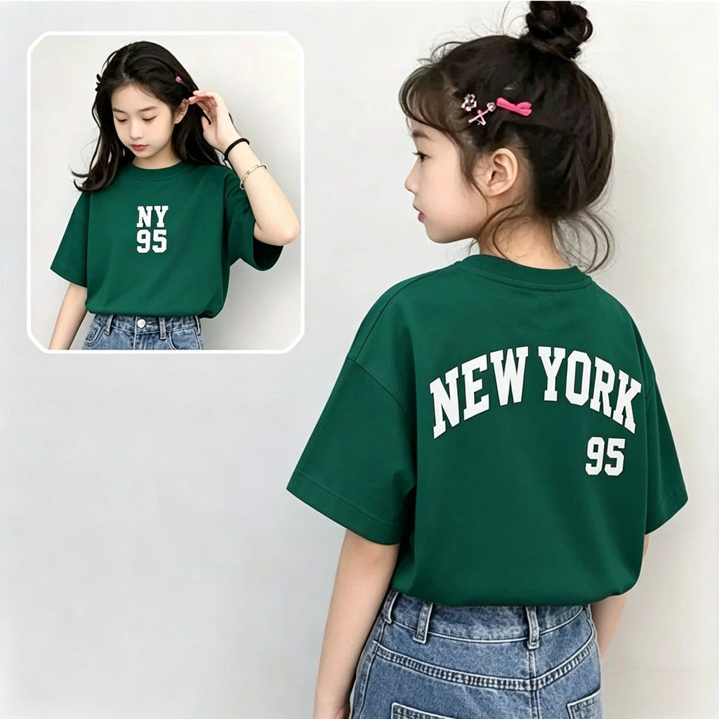 Kid Daily Wear Double Sided Short Sleeve Tees For Child Summer Clothing Unisex Casual Tops Toddler Thin Soft Materials T-Shirts