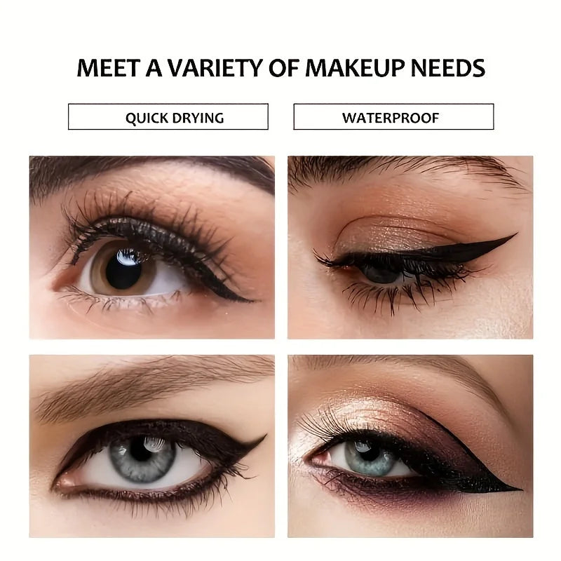 Quick-dry Eyeliner Pencil Makeup Long Lasting Smooth Matte Eye Liner Waterproof Anti Smudge Liquid Eyeliner Pen Eyes Cosmetics