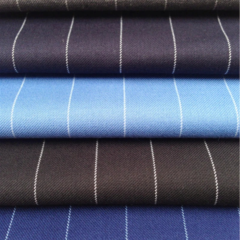 50cm Spring fashion Stripe Suit Fabric Atiku Fabric for Men High Quality Men's jacket Fabrics  Business  fabric Set sewing