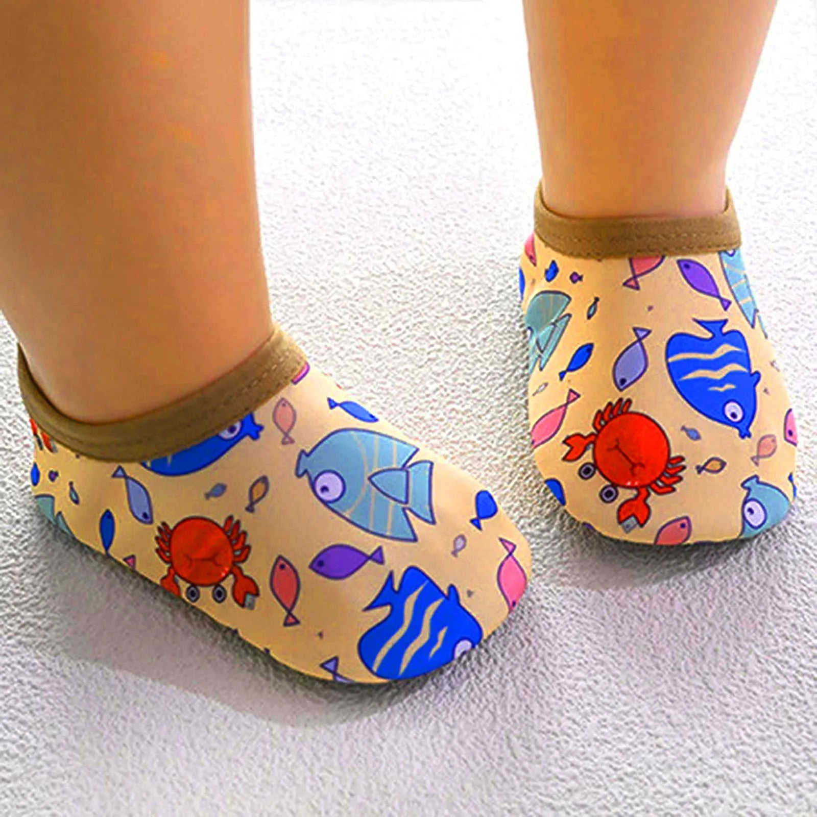 Baby Boy And Girl First Walkers Cartoon Printed Cute Quick Dry Shoes Toddler Shoes Beach Outdoor Lighweight Shoes