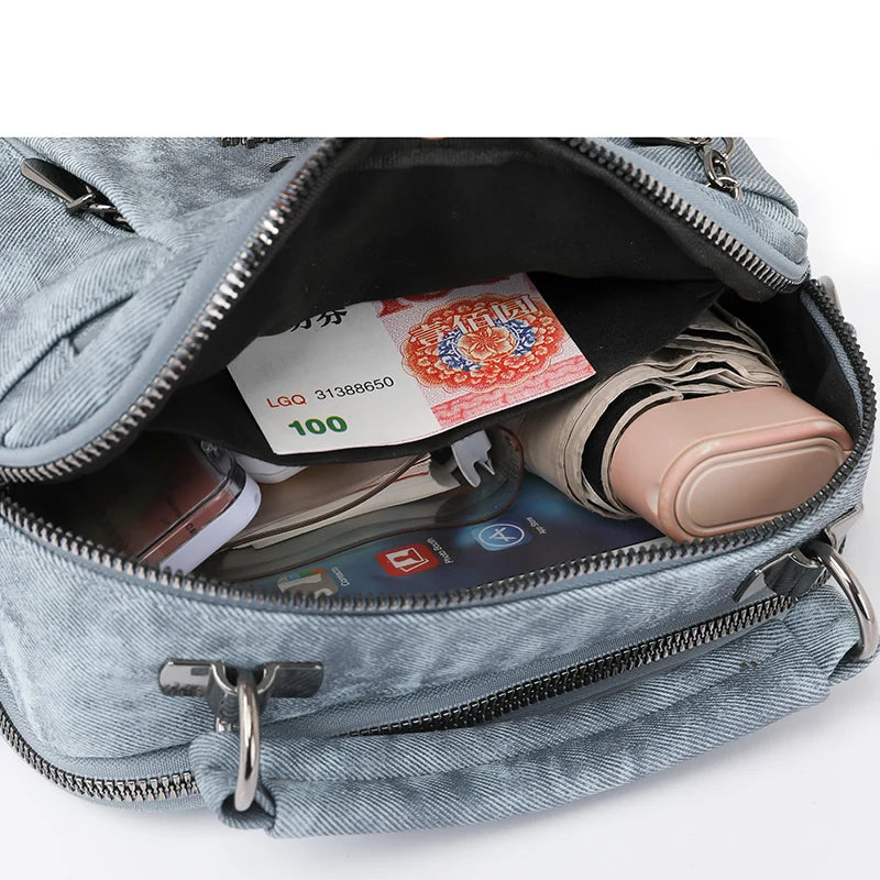 New Women Bags Trend nylon Messenger Handbag Multiple pockets Crossbody Bags Ladies High Quality Shoulder Bag Purses for Womens