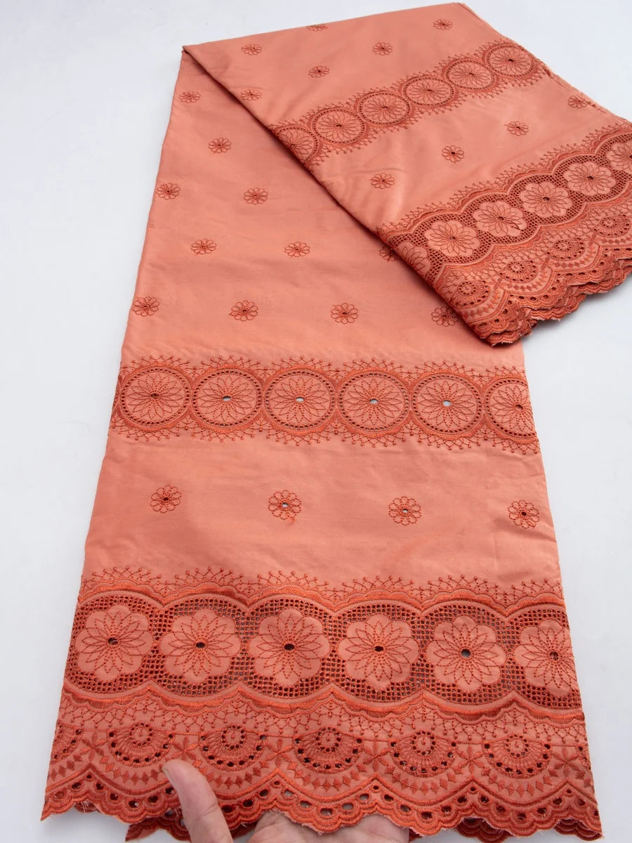 Kalume Fashion Nigerian Cotton Dry Lace Fabric 2026 High Quality Swiss Voile Stones Embroidery Lace Fabric For men Prom Party