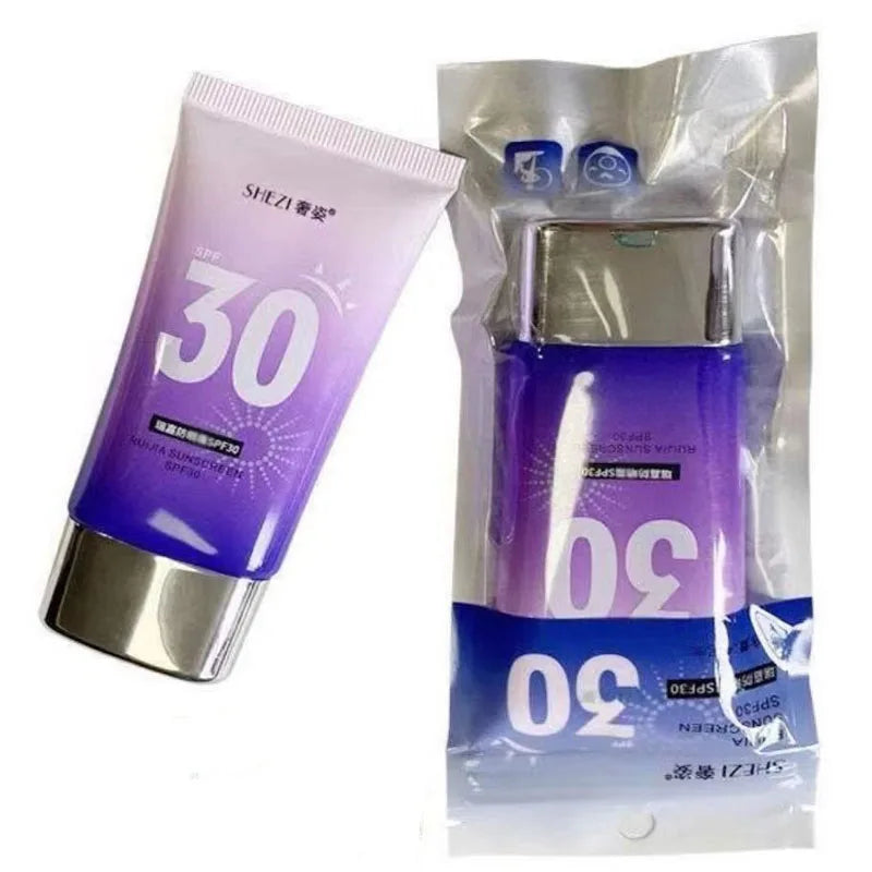 Original SPF30 Shezi Facial Body Sunscreen Whitening BB Cream Milk UV Sunblock Skin Protective Cream Anti-Aging Oil-control