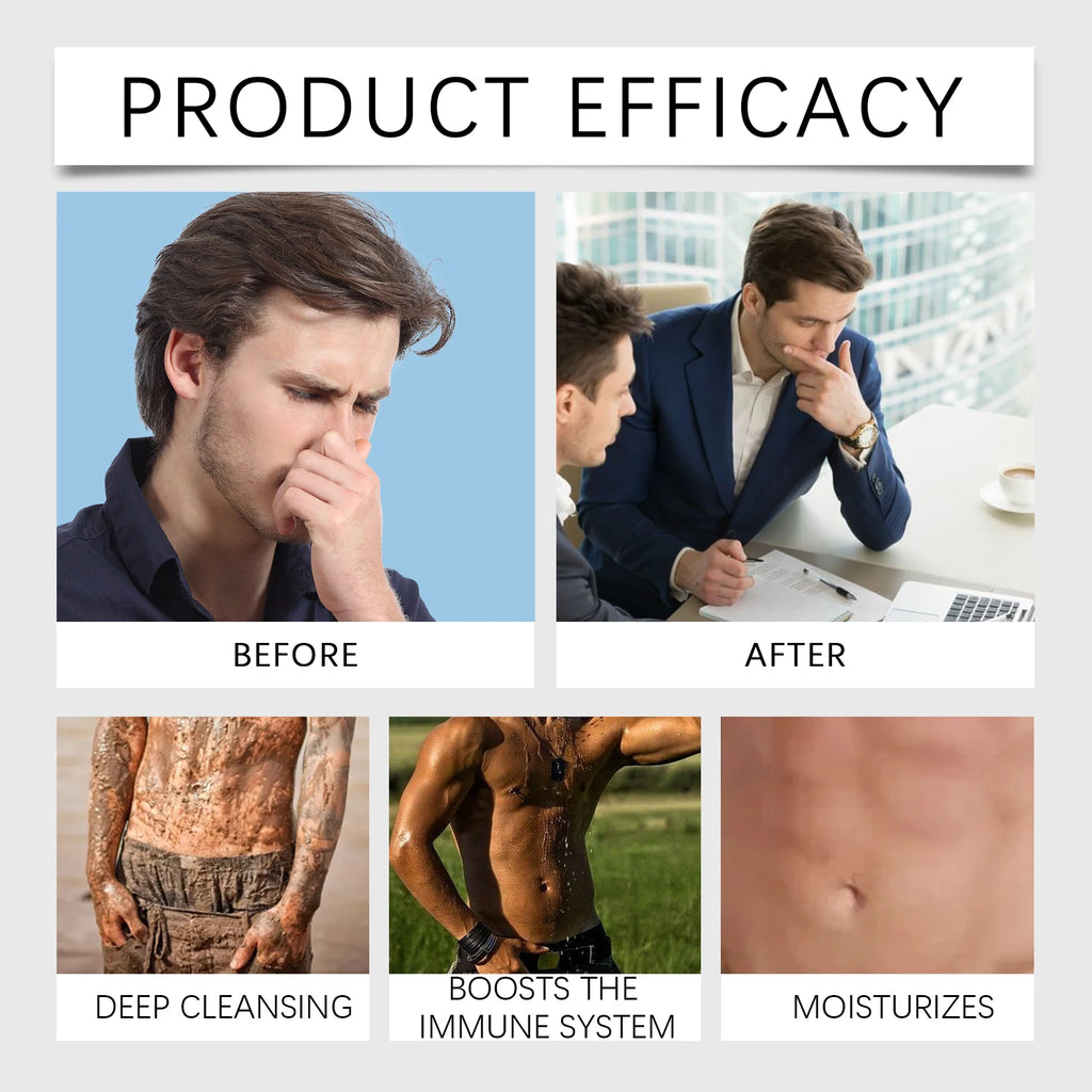 OceAura 2-in-1 Shampoo & Body Wash for Men - Moisturizing Body Wash, Skin & Scalp Cleanser, Hair Shampoo