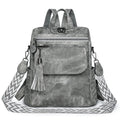 Ladies Daypacks Fashion Backpacks Women Big Travel Bagpack Large School Bags for Girls Solid Color Leather Rucksacks Female
