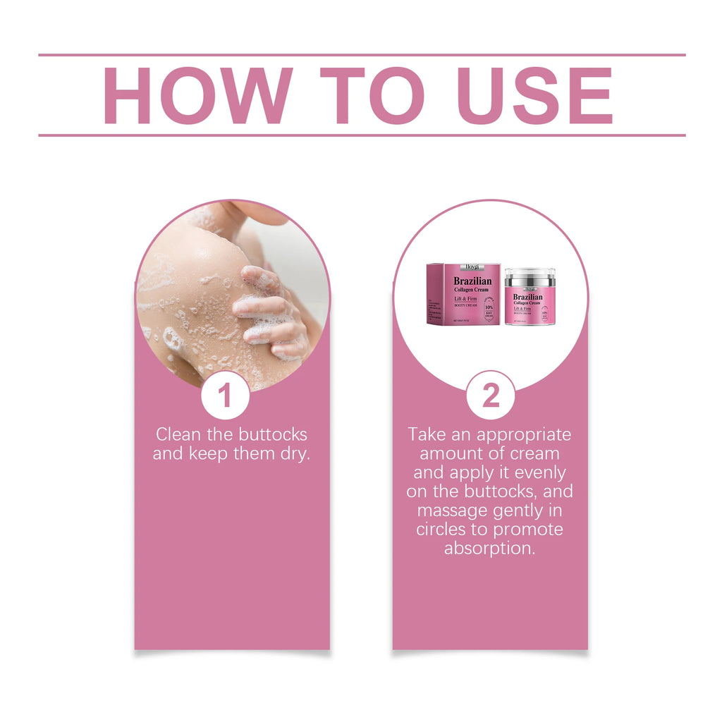 Hip Firming Cream Firming Improve Skin Sagging Increase Elasticity Tighten Lotion Shaping Lift up Buttock Massage Care for Women