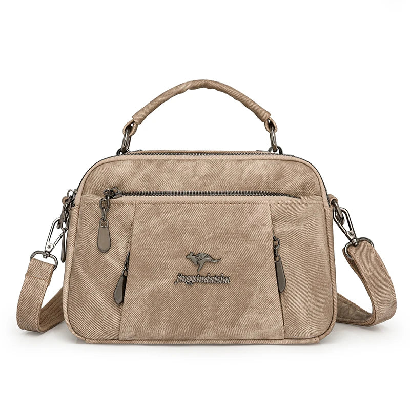 New Women Bags Trend nylon Messenger Handbag Multiple pockets Crossbody Bags Ladies High Quality Shoulder Bag Purses for Womens