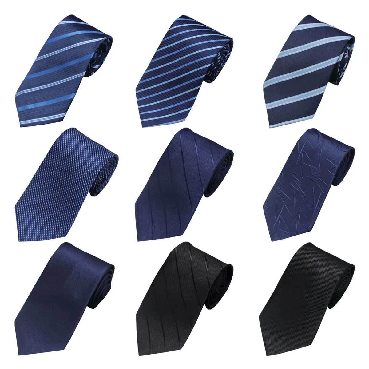 Black Neck Ties For Men Women Casual Suits Solid Tie Gravatas Skinny Mens Neckties For Business Wedding Men Ties