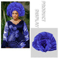 African Female Turban Cap Women Autogele Headtie Nigeria Fan Geles Wedding Party Head Wraps Headwear Bonnet Hijab Hat Headscarf