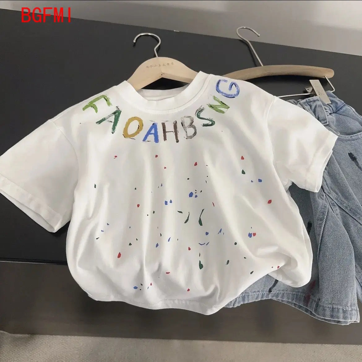 Baby Boys Summer Sportswear.Suit 2025 New Children Streetwear kid Boy Short Sleeve T Shirt + Denim Shorts 2PCS Set Outfits 2-10Y