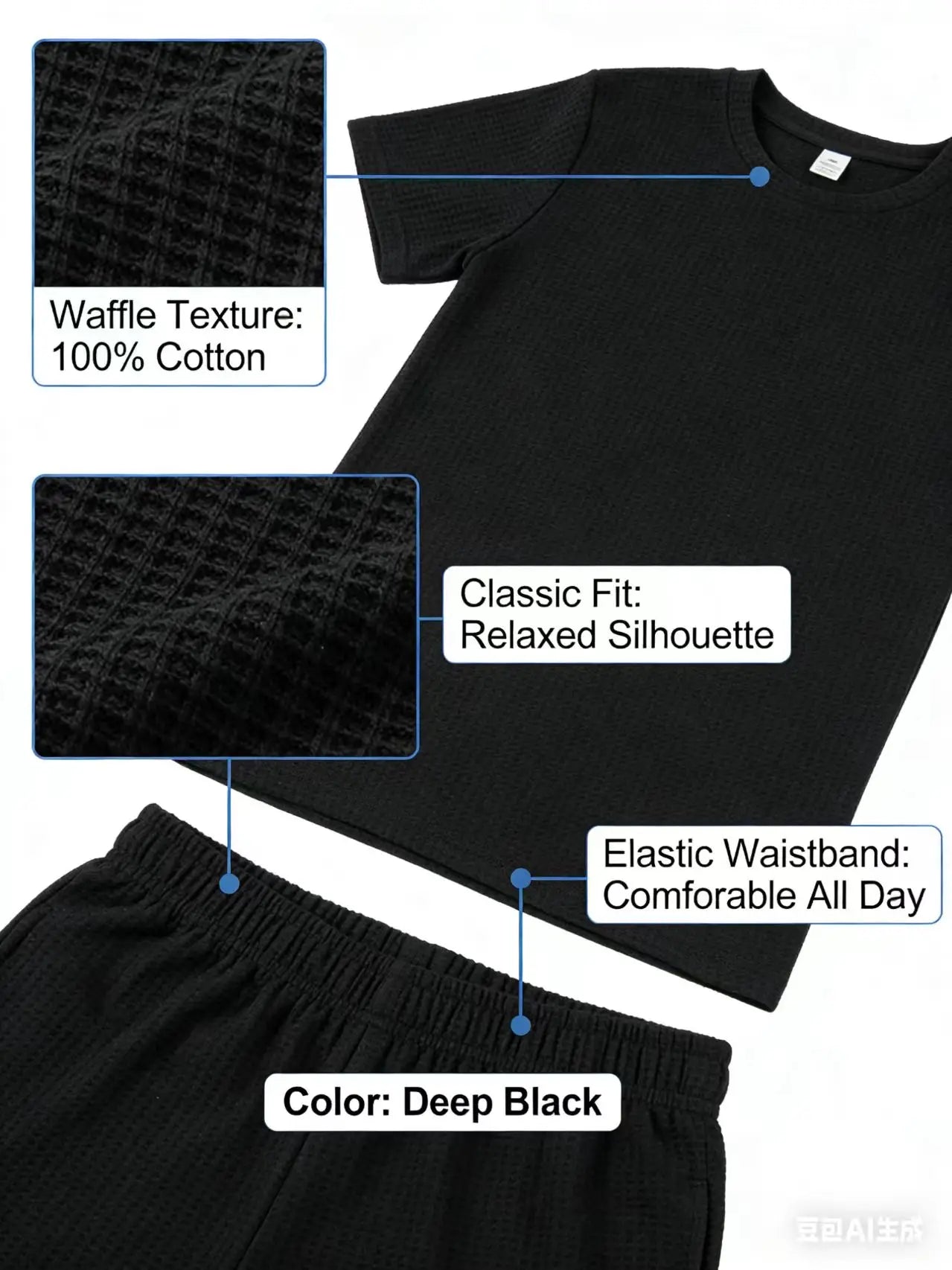 Summer sportswear set - Men's / Women's / Clothing / Decorative Hip Hop / Extra Large / Men's T-shirt
