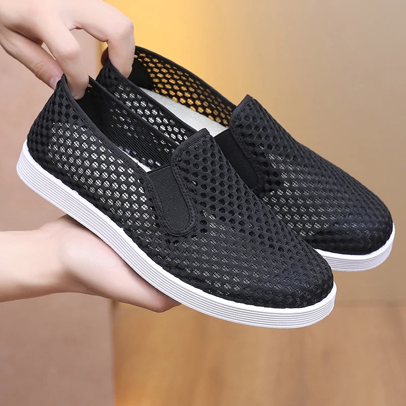 Men's Casual Sneakers Summer Breathable Mesh Lightweight Cheap Free Shipping Shoes