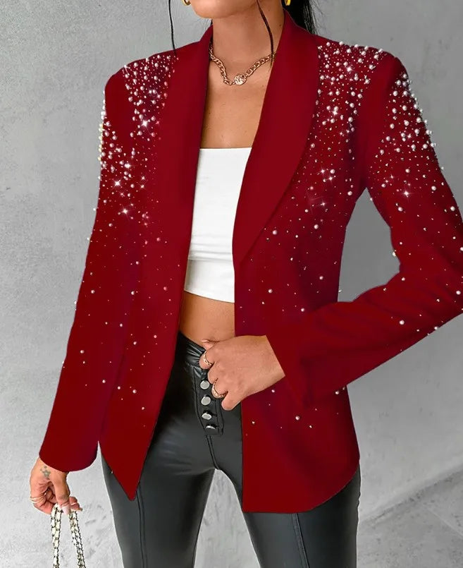 Fashion Blazers For Women Streetwear Autumn Spring Casual Long Sleeve Jacket Turndown Collar Slim Coats Suit Female's Wear