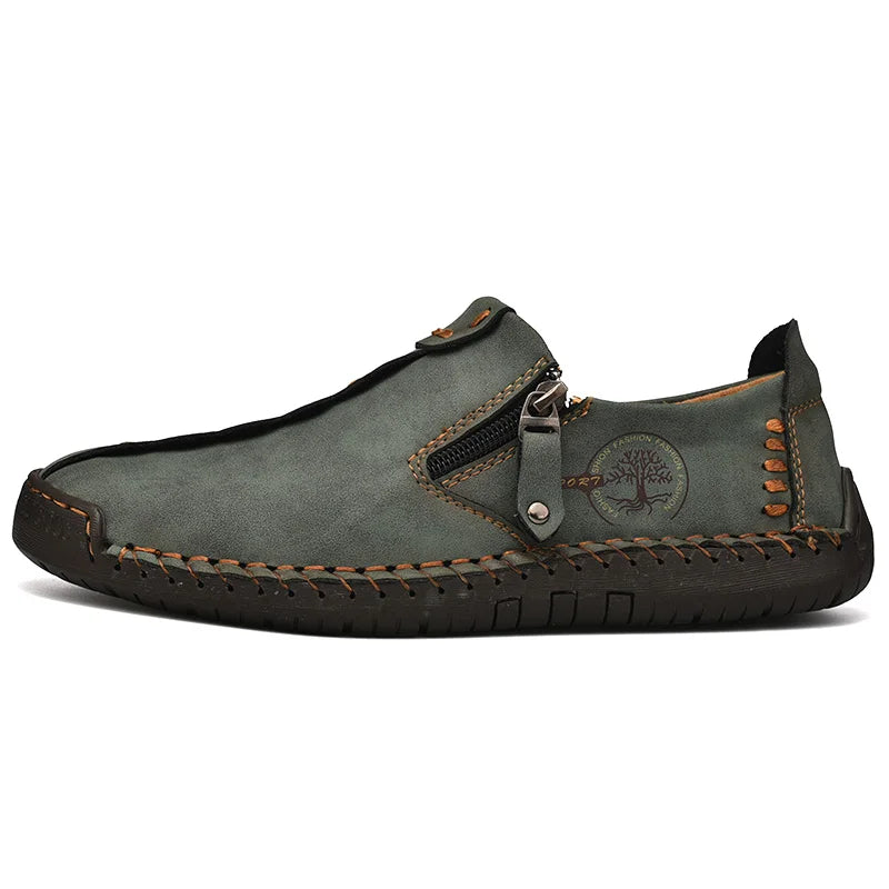Men Casual Leather Shoes Comfortable Anti-slip Flat Shoes Soft Leather Shoes Hot Sales Free Delivery of Men Shoes In Large Size