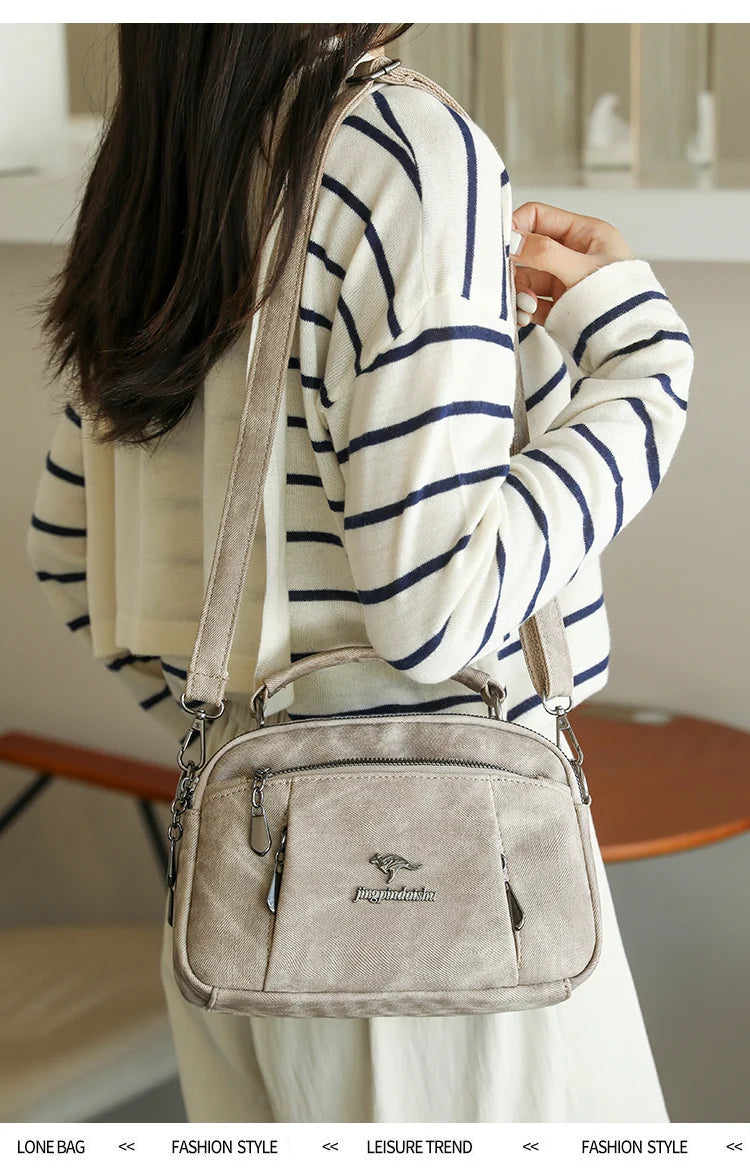 New Women Bags Trend nylon Messenger Handbag Multiple pockets Crossbody Bags Ladies High Quality Shoulder Bag Purses for Womens