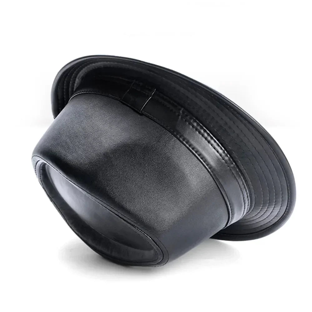 Men's and Women's Gentleman Hat Casual England Cowboy Hat Retro Warm Bowler Hat Jazz Cap Out Hundred with The Trend Cap
