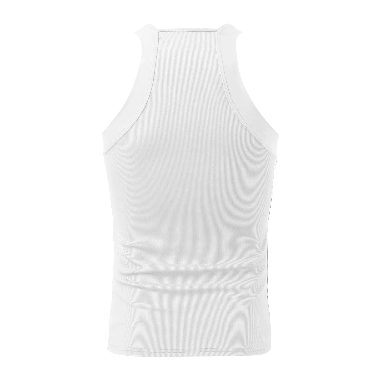 Summer Men's New Solid Color Fashion Sleeveless Shapewear Europe and America Men Sexy Tight Elastic Vest S-4XL