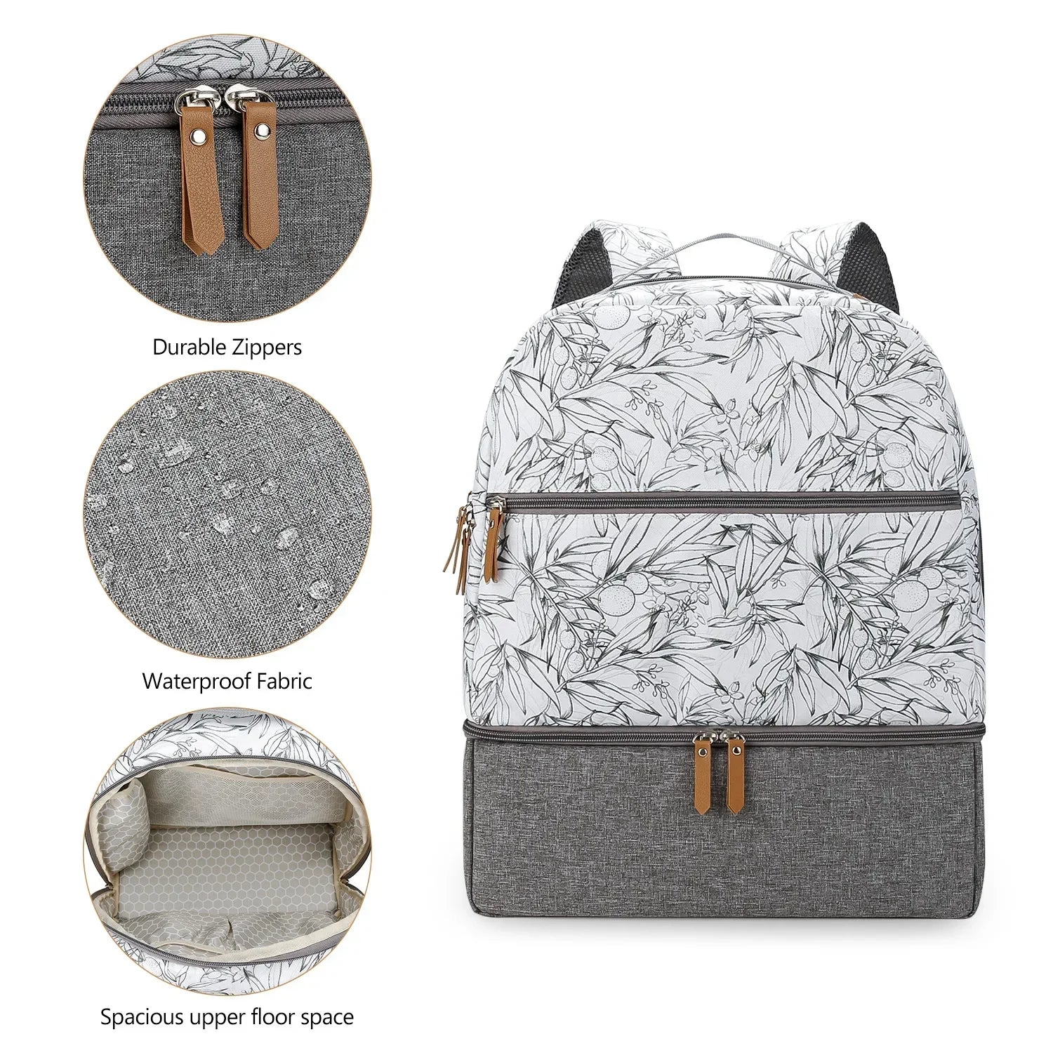 New Baby Diaper Bag Backpack Multifunctional Waterproof Maternity Nappy Bags Mommy Travel Backpack Stroller Bag Baby Nappy Cares