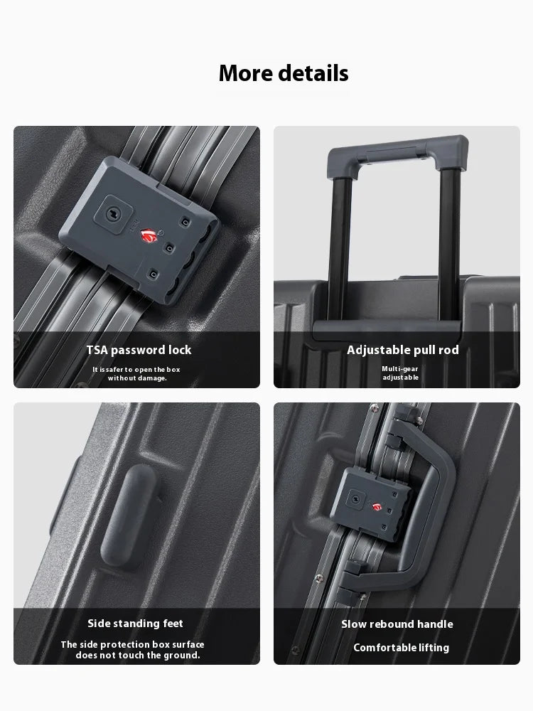 Suitcase Carry On Luggage Holder Hard Shell Rolling Travel Suitcase with Spinner Wheels 20 24 26 28 30 Inch Luggage