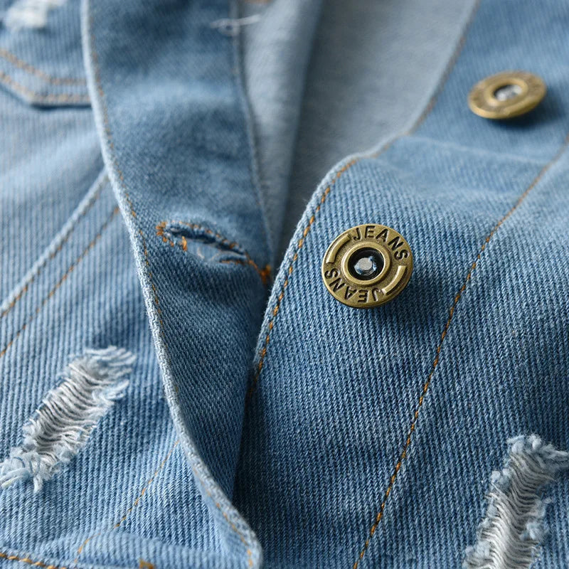 Personalized Denim Jacket Toddler Outwear Patch Coats Custom Name Jean Jacket  Ideal Gift Birth Presents Autumn 2025 New
