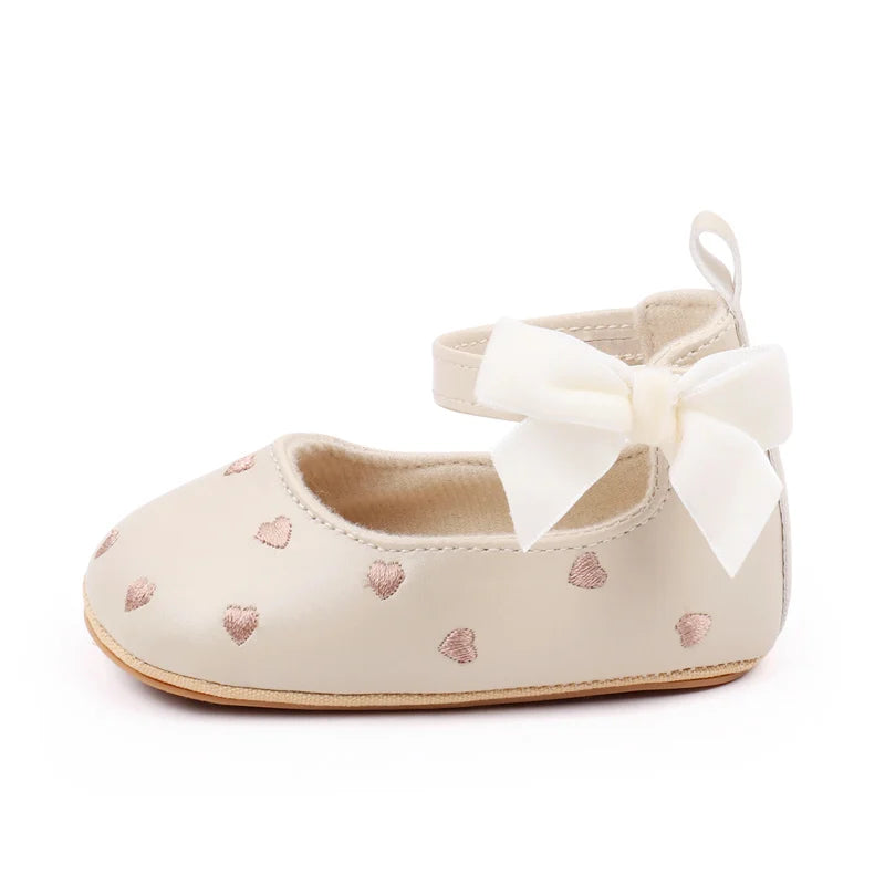 Baby Girl Shoes Cute Bowknot High Quality PU and TPR Sole Anti-slip Toddler Newborn 0-9-18 Months Prewalking Sandal 2024 BJZ3212