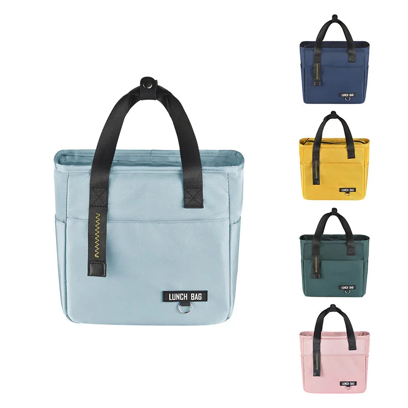 Insulated Lunch Bag for Women Men Kids, Portable Thermal Lunch Tote Bag, Reusable Lunch Box Bag for Work School Picnic Outdoor