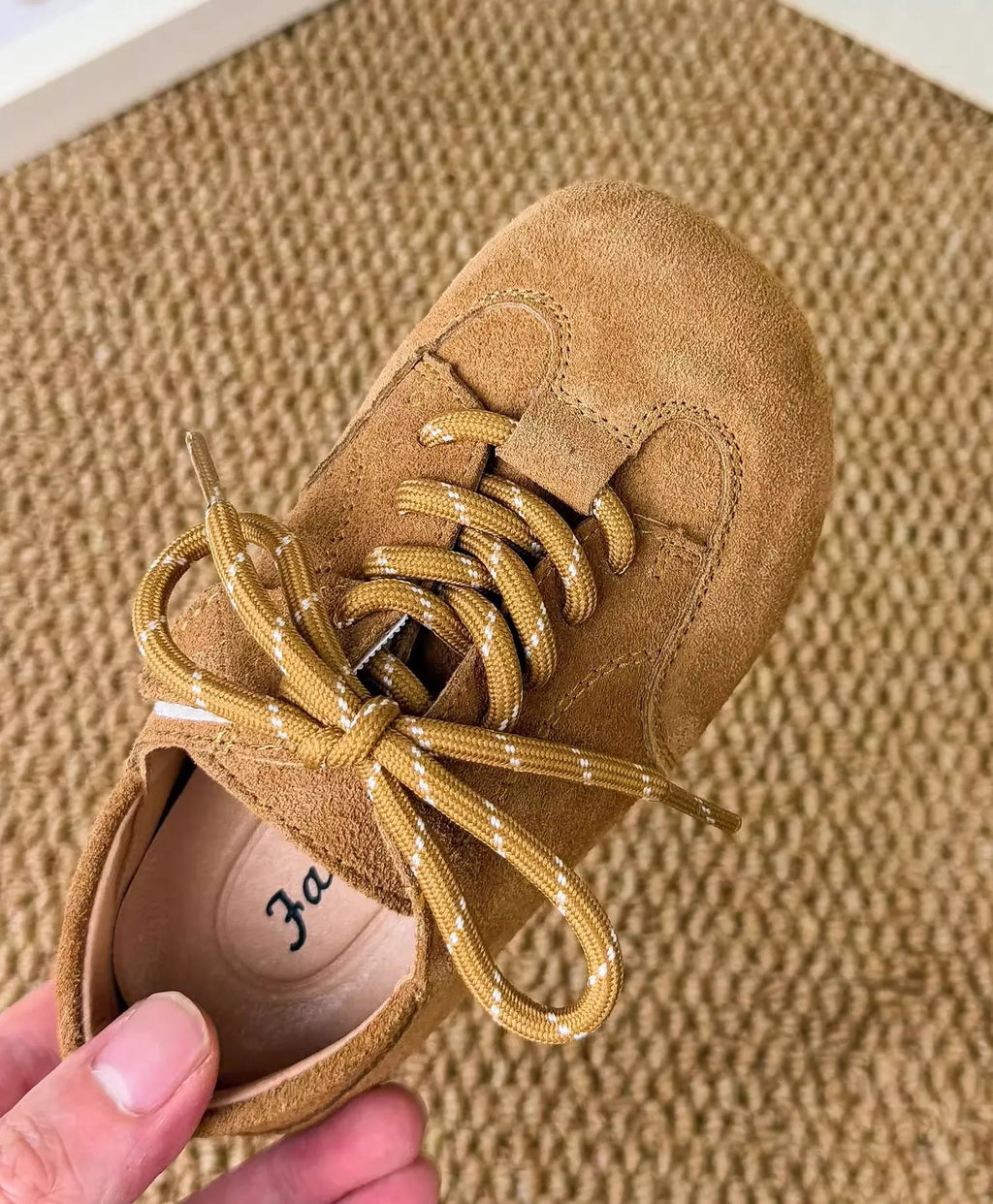 Children's shoes Korean version girls' leather shoes retro Boken shoes new boys' single shoes soft soled baby casual shoes