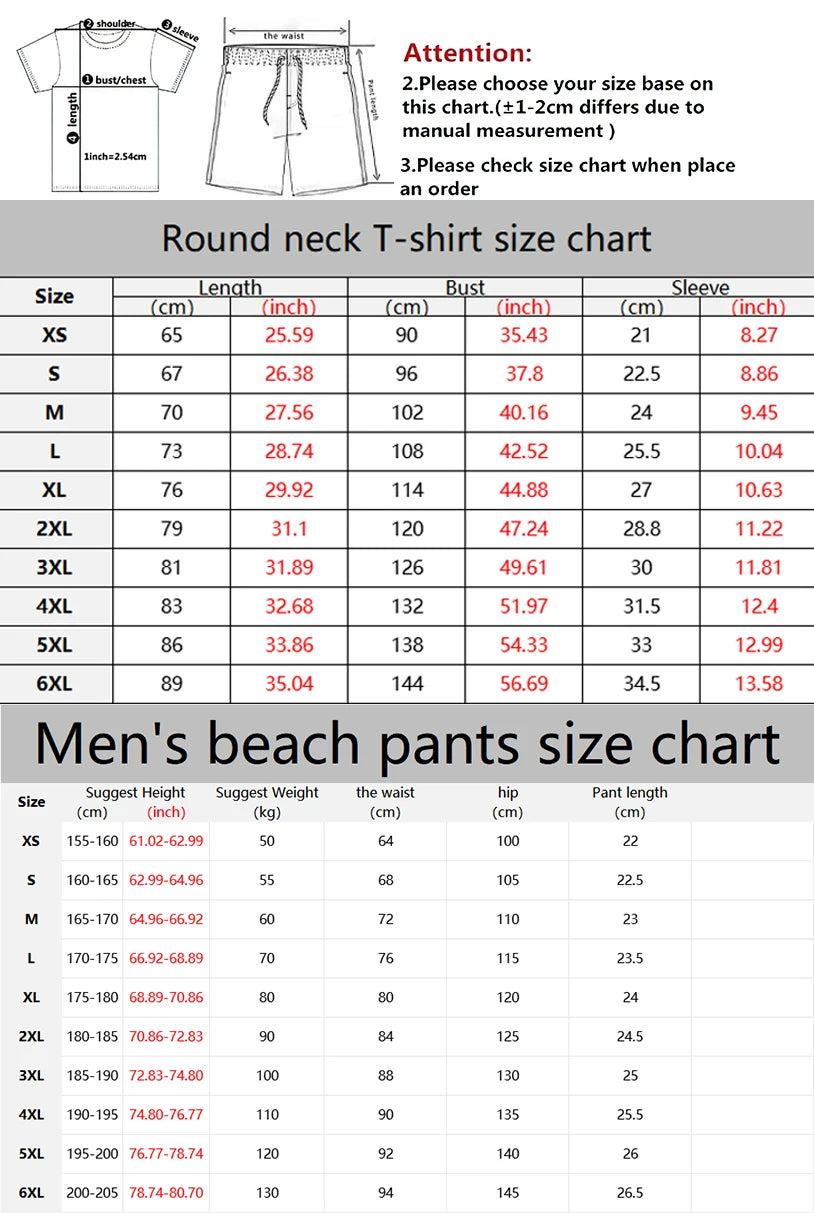 Summer 2025 new men's wear set 3D printed flower outdoor casual fashion set
