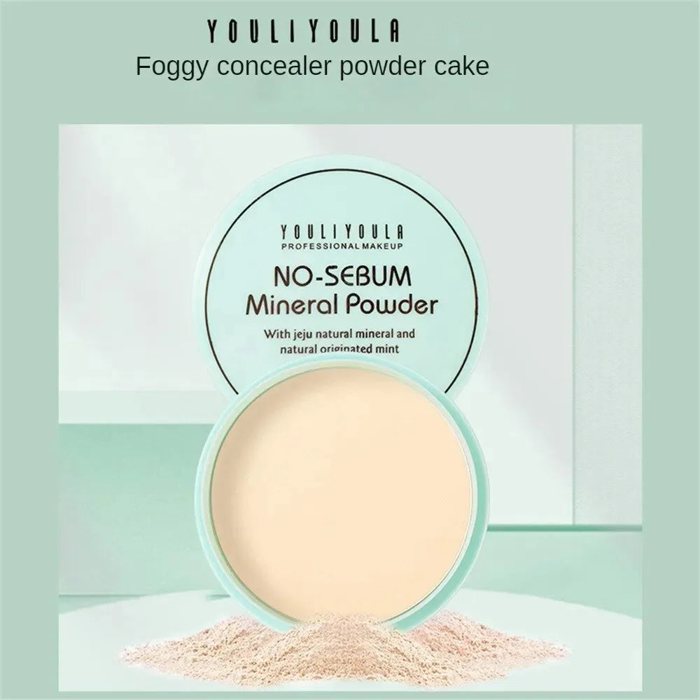 Natural Oil Control Makeup Powder Brightening Mist Facial Modification Powder Waterproof Lightweight Powder Dispersal Make up