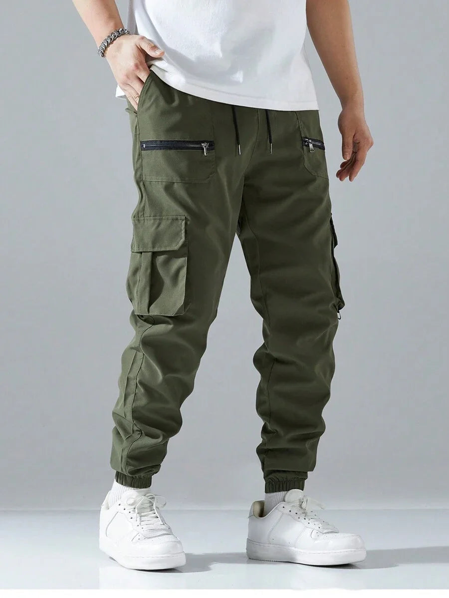 Men's Casual Workwear Pants Outdoor Long Trousers Loose Fashionable New Style Comfortable Breathable Fashion Casual Trousers