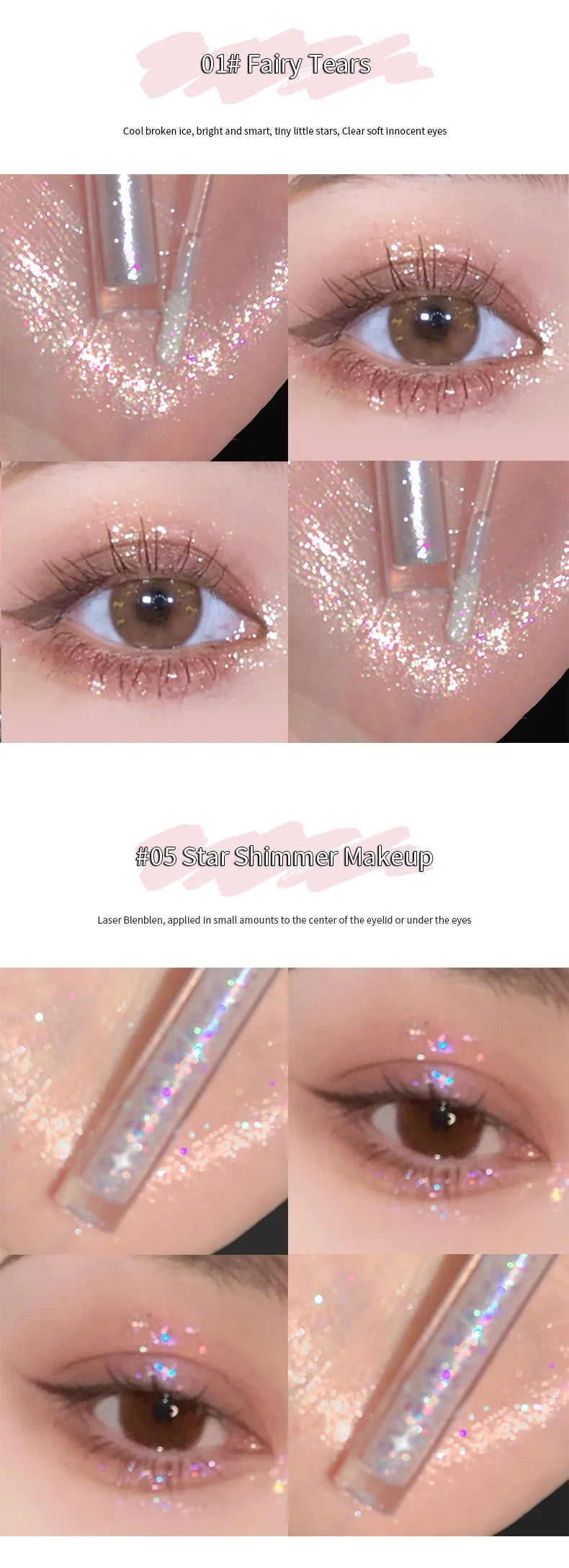 Liquid Eyeshadow High Pigment Waterproof Lasting Not Easy To Fade Pearl Glitter Portable Delicate Women's Eye Makeup