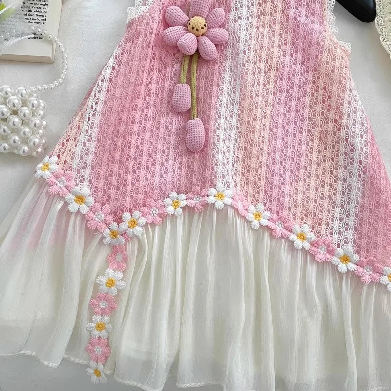Summer Dress for Baby Girl & Toddler - New Style Thin Fashion Kids Clothing, Cute Casual Wear Party Dress for Kids Girl