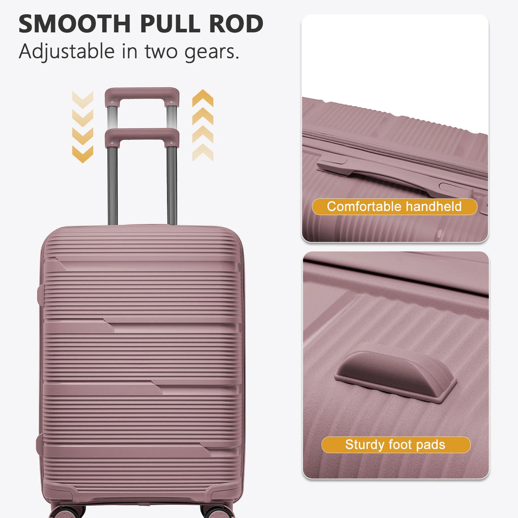 Travel Suitcase set 3 Piece Rolling Carry on Luggage Set Women Men Trolley Case Backpack Boarding Cabin Suitcase Wheels 20 24''