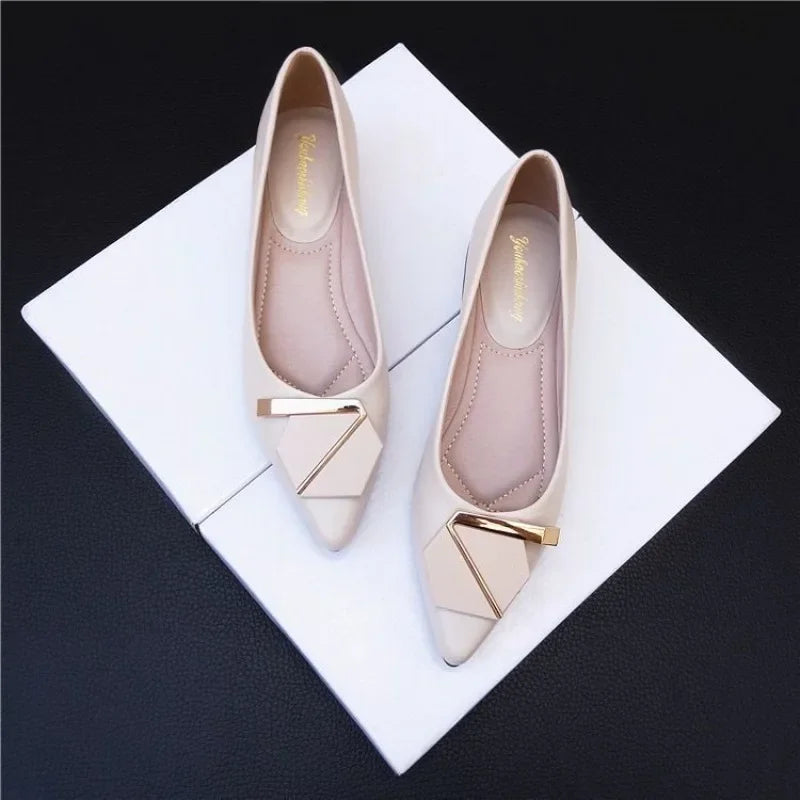 Shoes For Women Office Woman Flats Non Slip Lastest Hot Trendy And Low Price Casual Summer 2025 Quick Delivery Popular