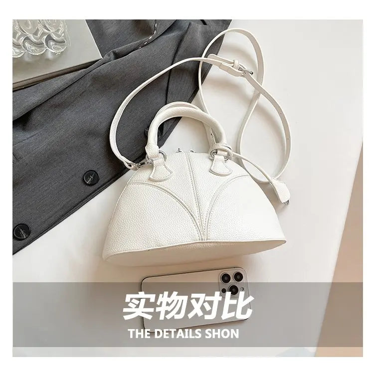 Luxury Unique Diaper Bag Shoulder Purse Ladies Trendy Design Minimalist Textured Original Square Satchel