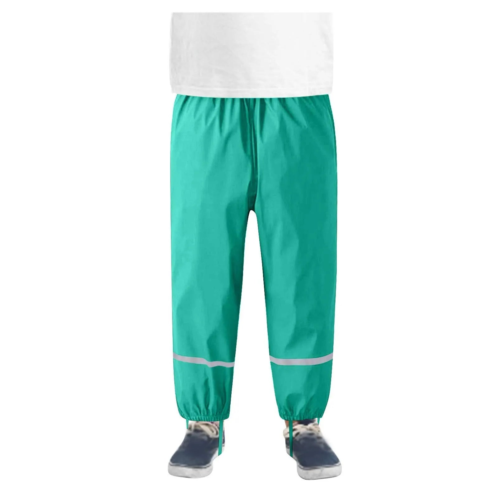 Children's Solid Color Loose Pencil Wind And Waterproof Mud Trousers Breathable Multi-function Casual Trouser For Boys And Girls