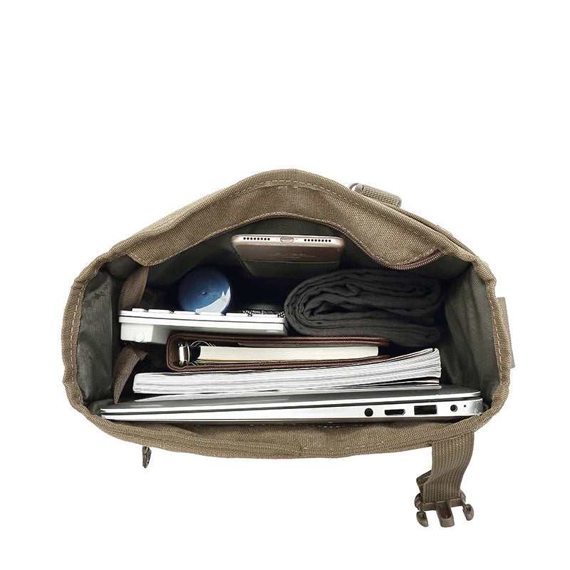 Man Messenger Shoulder Bag 2022 Canvas Business Casual Zipper Handbag Male Satchel Cross Body Bags Men bolsa crossbody bags sacs