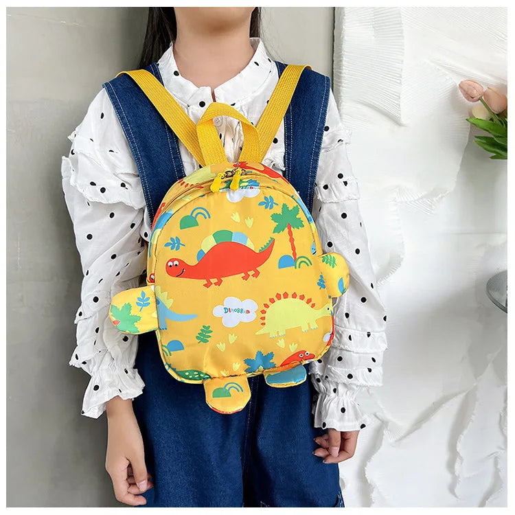 Cute Children Bag Cartoon Dinosaur Kids School Bags Kindergarten Preschool Outdoor Travel Backpack for Boys Girls Anti-lost