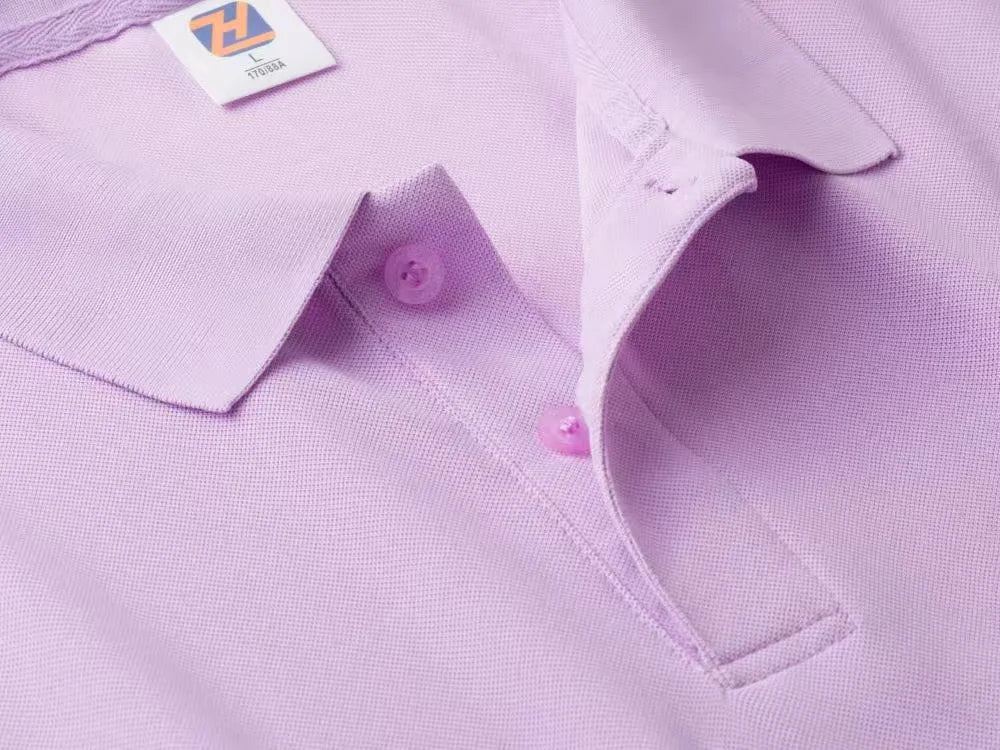 Men's collar polo shirt, casual business fashion, slim fit polo shirt, new summer 2026 collection